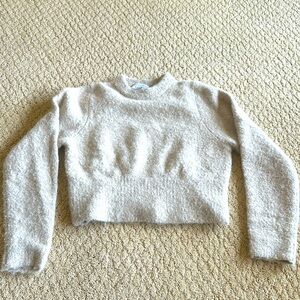 & other stories - tan alapaca sweater